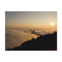 サンセットシーンの中国黄山