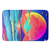 サンセットシー鮮やかスケープ バスマット (正面)