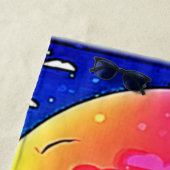 サンセットシー鮮やかスケープ ビーチタオル (インサイチュ)