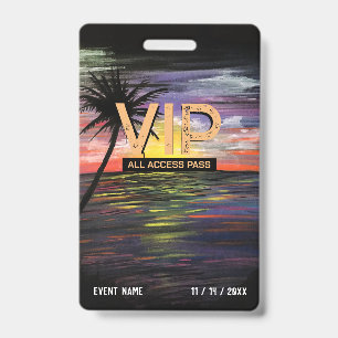 サンセットシーVIPバッジ バッジ