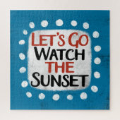 サンセットジグソーを見に行こうパズル ジグソーパズル (縦)