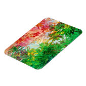 サンセットジャングルトロピカルパーム葉ズ マグネット (左側)