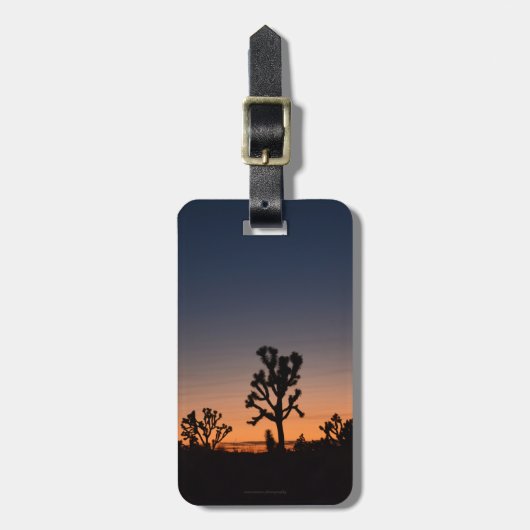 サンセットジョシュアの木 ラゲッジタグ (正面縦)