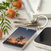 サンセットジョシュアツリーズキーチェーン キーホルダー (正面右)