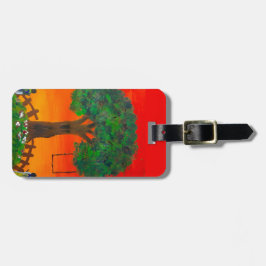 サンセットスイングセレニティラゲッジタグ ラゲッジタグ