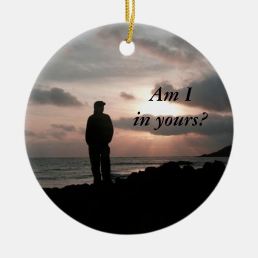 サンセットスカイオーナメント セラミックオーナメント (正面)