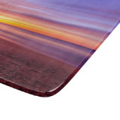 サンセットスカイオーバービーチと海 カッティングボード (角)