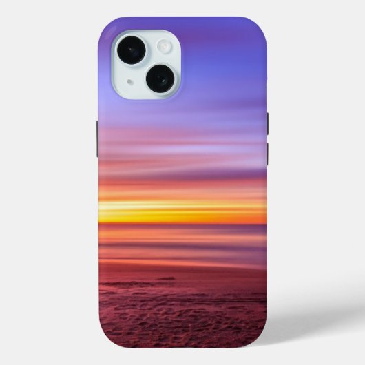 サンセットスカイオーバービーチと海 Case-Mate iPhoneケース (裏面)
