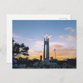 サンセットスカイクイソン記念サークルパークin QCフォイル ポストカード (正面/裏面)