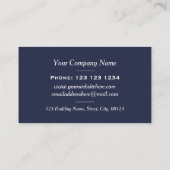 サンセットスカイクラウドフエレガントレーム 名刺 (裏面)