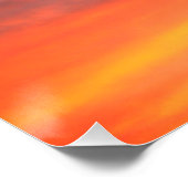 サンセットスカイフォトランドスケープクリスマスプレゼントのお気に入り ポスター (コーナー)