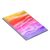 サンセットスカイモノグラム ノートブック (右側)