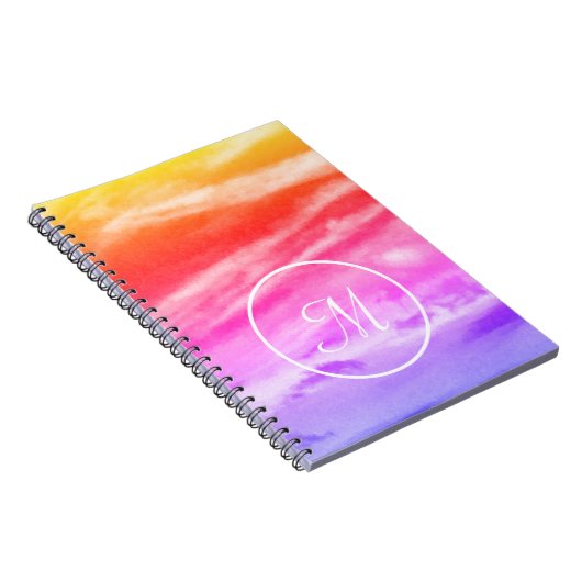 サンセットスカイモノグラム ノートブック (右側)