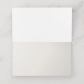 サンセットスキービーチ結婚海のテーブル プレイスカード (内部開封)