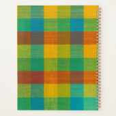 サンセットスクウェアカラフル – 日市松模様に毎のプランナー プランナー手帳 (裏面)