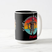 サンセットスケルトンパイレーツパーティー ツートーンマグカップ (正面右)