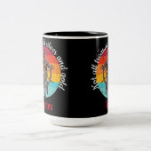 サンセットスケルトンパイレーツパーティー ツートーンマグカップ (中央)