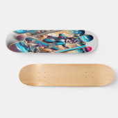 サンセットスケートセッション スケートボード (横)