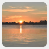 サンセットステッカーに巻き込まれる スクエアシール (正面)
