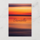 サンセットストライプスモールエンクロージャ寄付カード エンクロージャーカード (裏面)