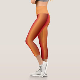 サンセットストライプActivewear カプリレギンス