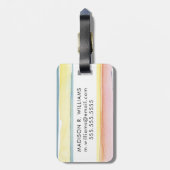 サンセットストリームI ラゲッジタグ (裏面縦)