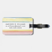 サンセットストリームI ラゲッジタグ (裏面横)