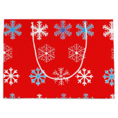 サンセットスノーフレークラージ抱き枕 ラージペーパーバッグ (正面)