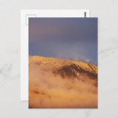 サンセットスノー山ボコン ポストカード (正面/裏面)
