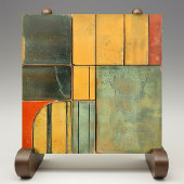 サンセットスペクトル抽象芸術セラミックタイル タイル