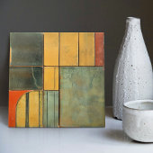 サンセットスペクトル抽象芸術セラミックタイル タイル