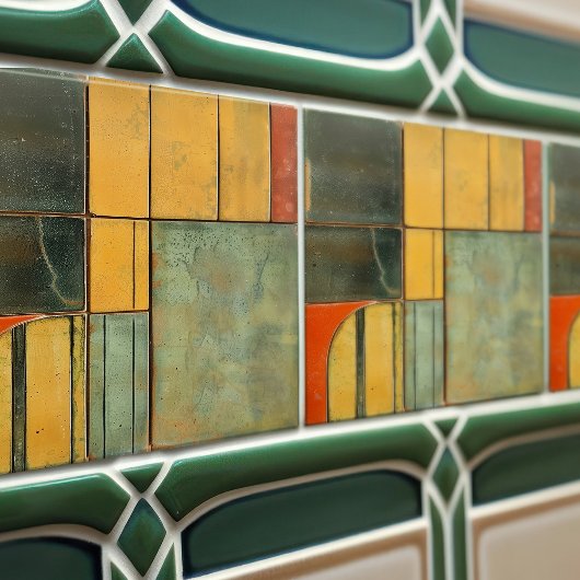 サンセットスペクトル抽象芸術セラミックタイル タイル