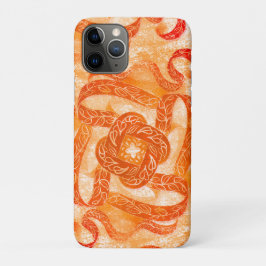 サンセットスワールパターンiPhoneケース iPhone 11 Proケース