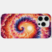 サンセットスワール、タイダイ Case-Mate iPhoneケース (裏面 (横))