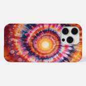 サンセットスワール タイダイ iPhoneケース (裏面横)