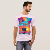 サンセットセイボートドリームスケープ Tシャツ (正面フル)