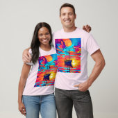 サンセットセイボートドリームスケープ Tシャツ (ユニセックス)