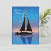 サンセットセイルズウィズホリデーライト招待状 招待状 (スタンド正面)