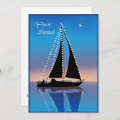 サンセットセイルズウィズホリデーライト招待状 招待状 (正面/裏面)