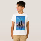 サンセットセイルズウィズホリデーライト Tシャツ (正面フル)