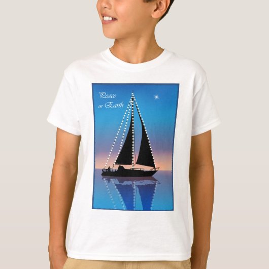 サンセットセイルズウィズホリデーライト Tシャツ (正面)