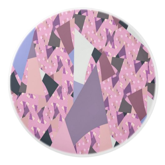 サンセットセイルズ抽象芸術 セラミックノブ (正面)