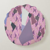 サンセットセイルズ抽象芸術 ラウンドクッション (裏面)