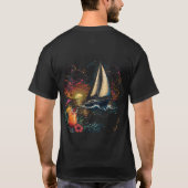 サンセットセイル Tシャツ (裏面)