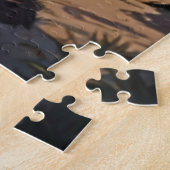 サンセットセレニティビーチシーン ジグソーパズル (側面)