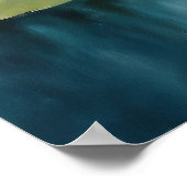 サンセットセレニティ：池の睡蓮 ポスター (角)