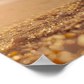 サンセットセレニティ：海岸沿いの海 ポスター (角)