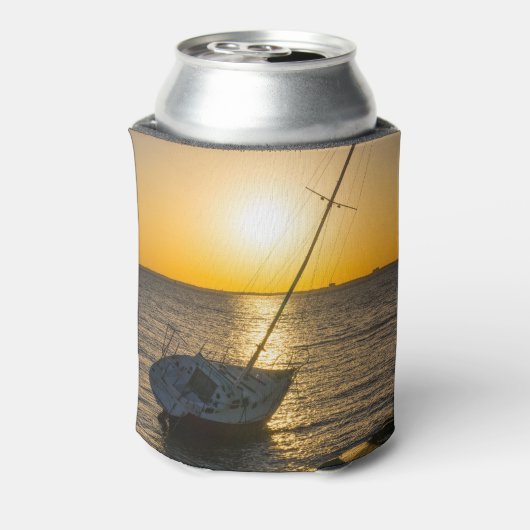 サンセットセーリングボートシクラックガルフブリーズクーラーボックス 缶クーラー (缶裏面)