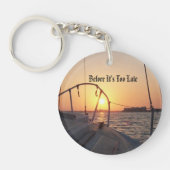 サンセットセーリングボート両面 キーホルダー (正面)