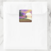 サンセットセーリング スクエアシール (バッグ)